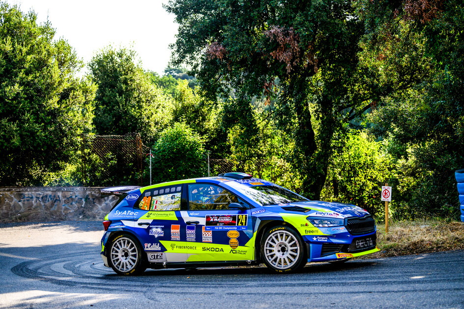 Daprà y Suninen, los más rápidos en el tramo de calificación del Rally di Roma Capitale 2026