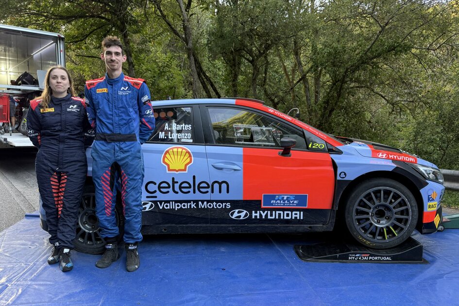 Arnau Bartés debuta junto al Rallye Team Spain y Hyundai España en Llanes