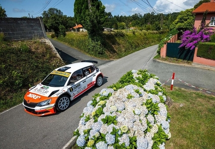 Álvaro Muñiz marca la pauta en el shakedown de Narón 