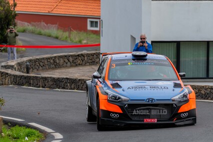 Ángel Bello retoma los mandos de su Hyundai i20 R5 en el II Rallysprint Comarca Sur
