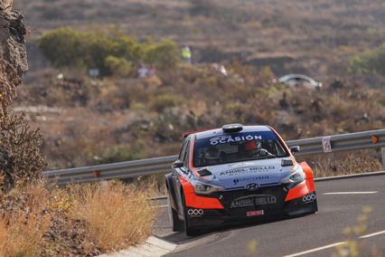 Ángel Bello y Miguel Reverón se suben al podio en el II Rallysprint Comarca Sur