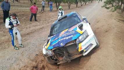 Sosa abandona por un accidente en el Shakedown de Lorca