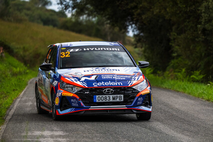 Adrián Blanco conquista su primer triunfo dentro de la Copa Hyundai i20N Rallye en Llanes