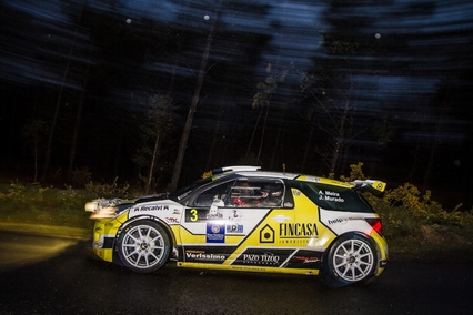 Alberto Meira no logra terminar el Rallye de Noia 