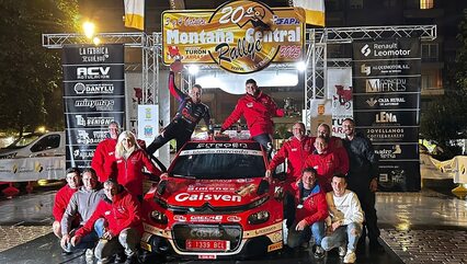 Alberto Ordóñez vence en el Rallye Montaña Central