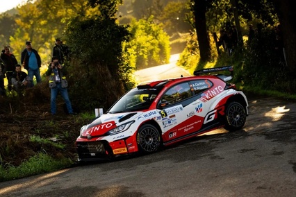 Alejandro Cachón finaliza líder en una jornada frenética en el Rallye Princesa de Asturias