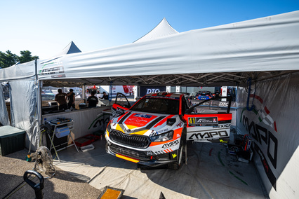 Alejandro Mauro en busca de un buen resultado en el Rally de Grecia