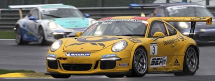 Alex Toril conquista su primer podio en la Porsche