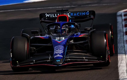 Alexander Albon hace una gran remontada en México, pero se queda sin recompensa