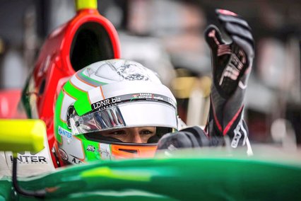 Alfonso Celis Jr. vuela en la primera clasificación en Spa-Francorchamps