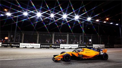 Alonso brilló en la noche de Singapur con el séptimo lugar: "Logramos el objetivo"