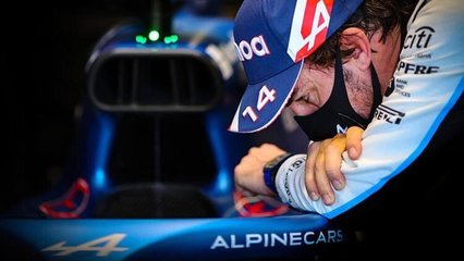 Alonso confía en la competitividad del Alpine en Silverstone