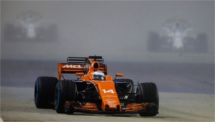 Alonso se traza el objetivo de sumar puntos en la noche de Singapur 