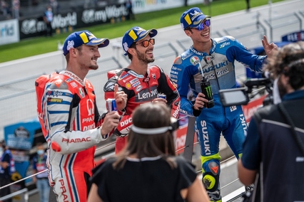 Andrea Dovizioso gana en Austria tras un accidente horrendo en Red Bull Ring
