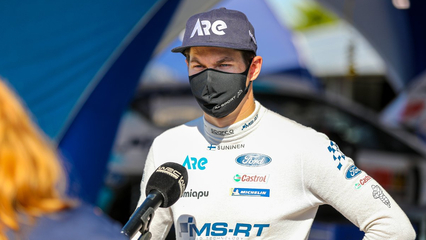 Así es el nuevo casco de Teemu Suninen para el Rallye del Ártico Finlandia