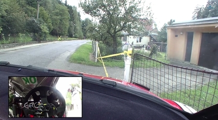 Así fue el toque de Lappi en el Barum Rallye