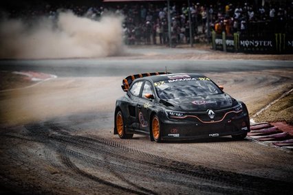 Baciuska sorprendió al ganar la Q2 y cerró la jornada del WRX como líder en Francia