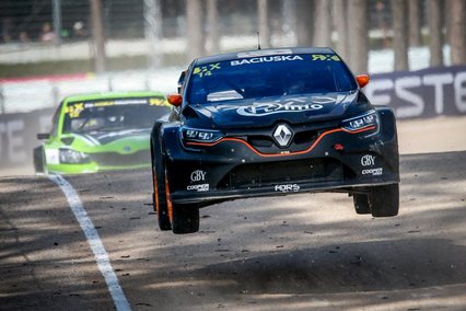 Baciuska vuelve a dar la sorpresa y lidera la primera jornada del WRX en Letonia