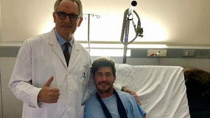 Barreda es operado con éxito de su muñeca