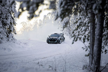 Breen y Fourmaux prueban el Ford Puma Rally1 en la nieve nórdica