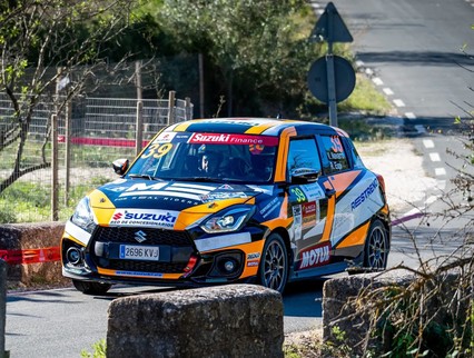 Buenas sensaciones de Víctor Navarro a bordo del Suzuki Swift