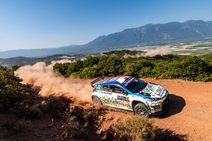 Cachón sube al 6º puesto de WRC2 y Solans escala 13 puestos con sus respectivos Toyota en el Rally Acrópolis