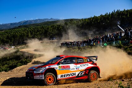 Cachón y Solans, 2º y 3º de WRC2 Challenger a 10 tramos del final del Rally de Portugal