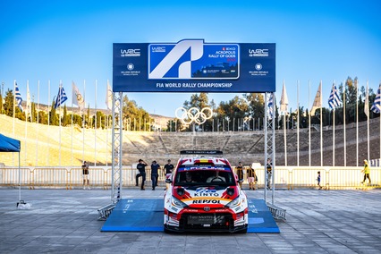 Cachón y Solans comienzan el Rally Acrópolis en el Top 10 de WRC2