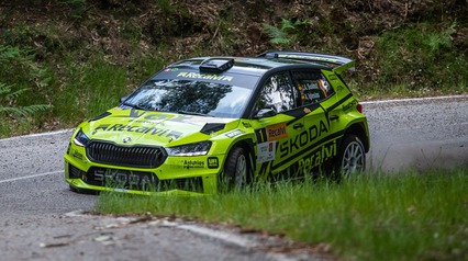 Cómoda mañana en el liderato para "Cohete" y "Pin" en el Rallye Recalvi Rias Baixas