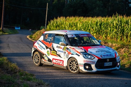 David Cortés duerme al frente de la Copa Suzuki Swift en el 53º Rallye de Ferrol