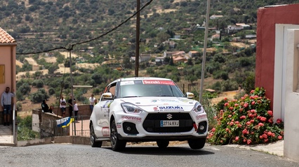 David Cortés resurge en la Copa Suzuki con victoria en el 46º Rally Islas Canarias
