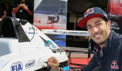 Daniel Ricciardo nuevo patrón de la Fórmula 4 Australia