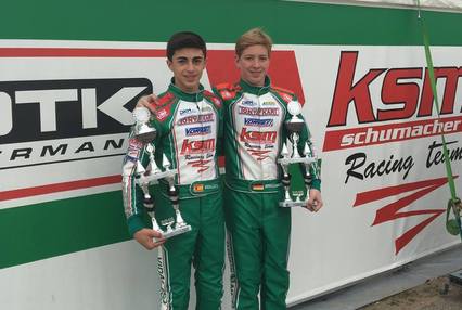 David Vidales sube al podio en su debut en el campeonato alemán de Karting
