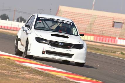 De los Milagros con el Subaru de Promotion en el RACE