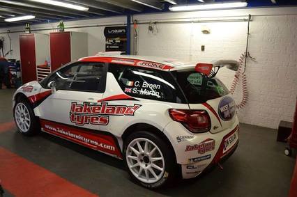 Decoración de Craig Breen para el Circuit of Ireland
