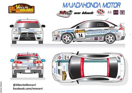 Decoración de Monarri para el Rallye de Riolobos