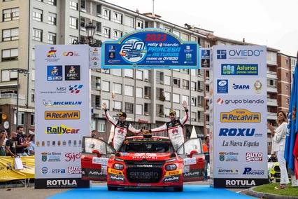 Diego Ruiloba conquista la segunda posición en los tramos de casa, su mejor resultado con el Citroën C3 Rally2