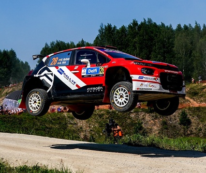 Diego Ruiloba saca un 9º puesto de WRC2 con Citroën en el Rally de Estonia 