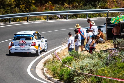 Efrén Llarena, al frente del Europeo de la mano de RaceSeven tras la segunda plaza del Rallye Islas Canarias 
