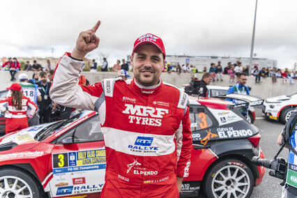 Efrén Llarena cambia de montura para el Rally de Letonia