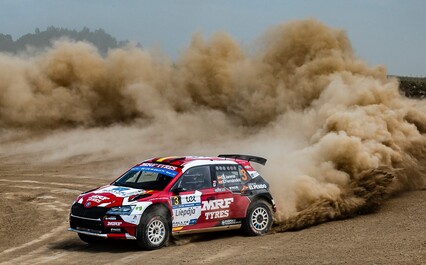 Efrén Llarena repite en el Rally de Escandinavia con el Skoda Fabia Rally2 Evo