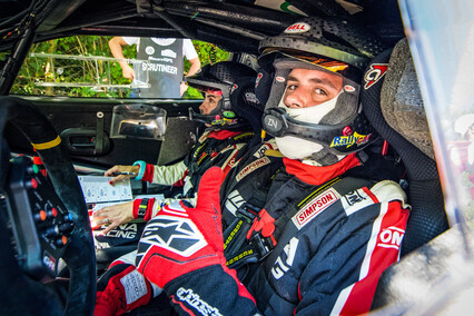 Efrén Llarena y Sara Fernández logran un 7º en el Rally di Roma Capitale