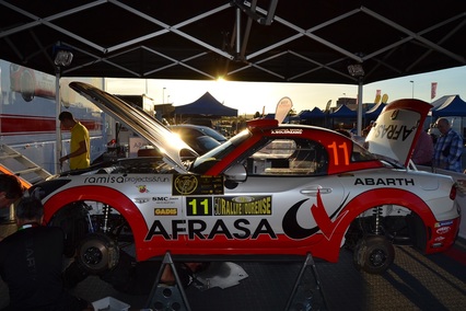 El Abarth 124 Rally progresa adecuadamente 