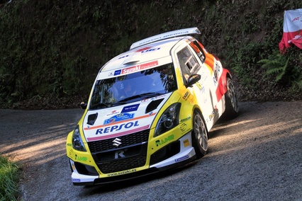 El equipo Suzuki-Repsol con todos sus pilotos en el Rallye La Nucía