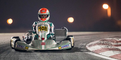 El español David Vidales, subcampeón del mundo junior de karting