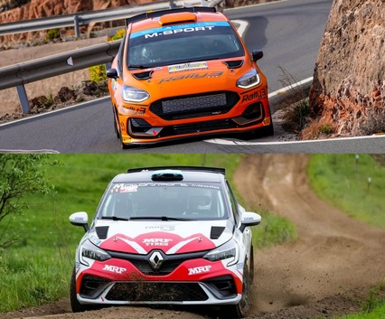 El Renault Clio Rally3 y el Ford Fiesta Rally3 frente a frente en el ERC