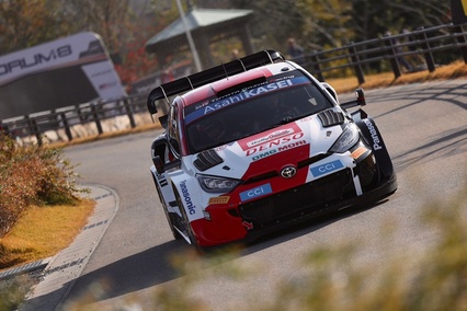 Elfyn Evans y Thierry Neuville empatan a la décima en el Shakedown de Japón