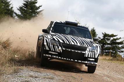 Esapekka Lappi y Jan Kopecky ultiman los reglajes del Skoda Fabia R5