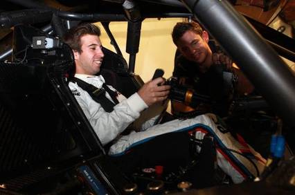 Felix da Costa con los colores de Red Bull en su BMW del DTM