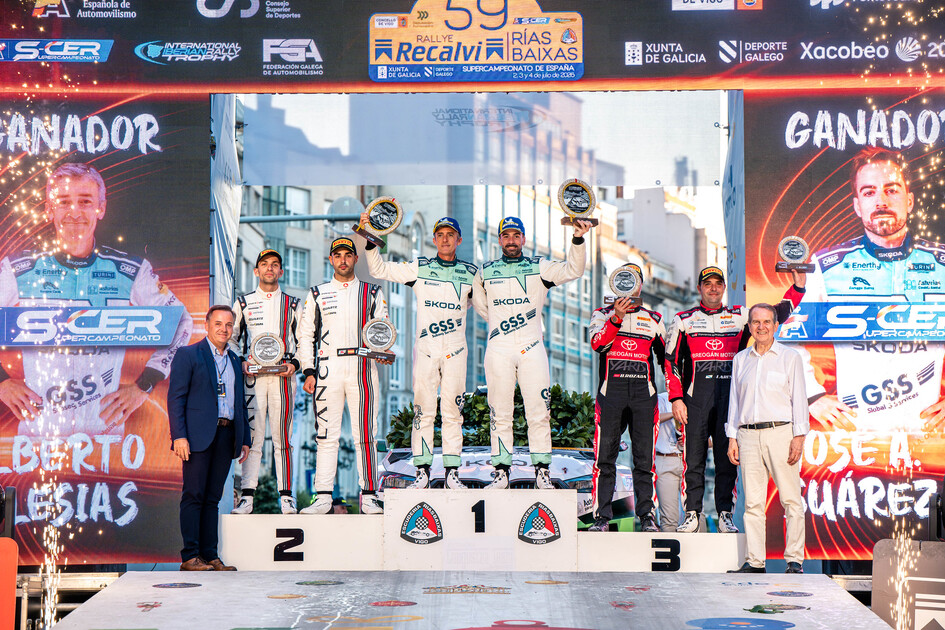 Así queda el S-CER tras su paso por el Rallye Rías Baixas
